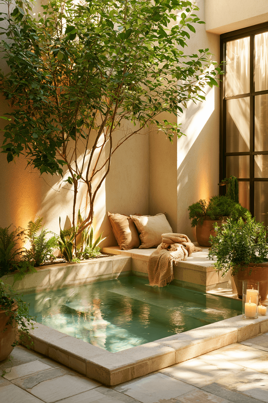 27 Cozy Natural Swimming Pool Designs for a Relaxing Garden Escape