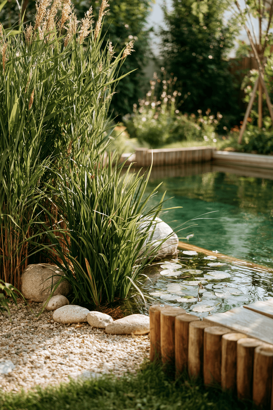 27 Cozy Natural Swimming Pool Designs for a Relaxing Garden Escape