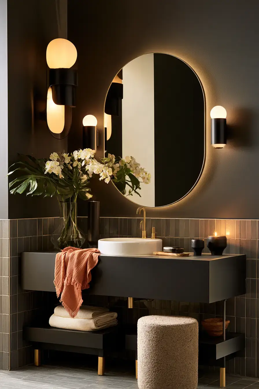 27 Luxe Moody Bathroom Ideas For A Polished Spa Inspired Space