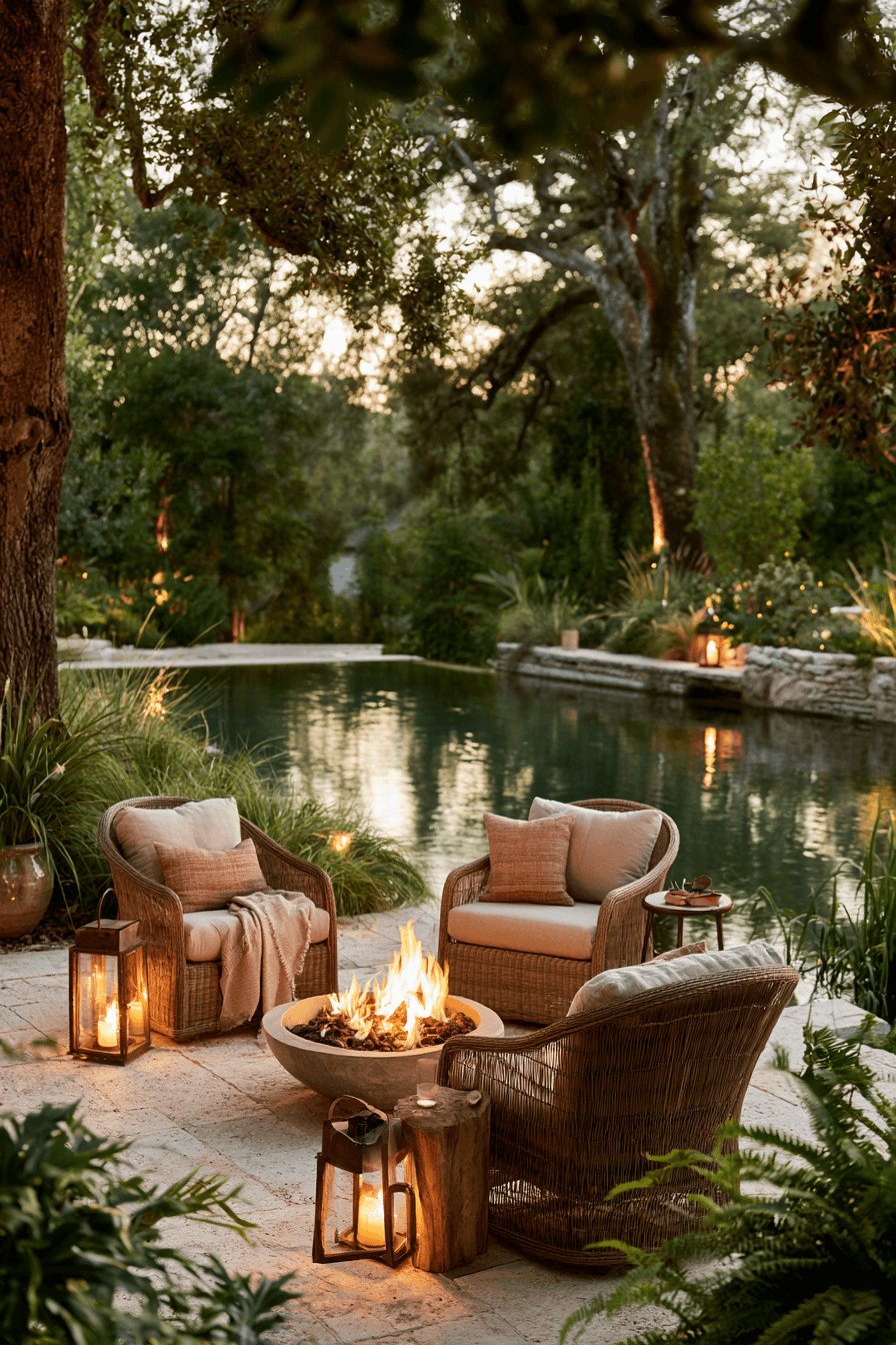 27 Cozy Natural Swimming Pool Designs for a Relaxing Garden Escape