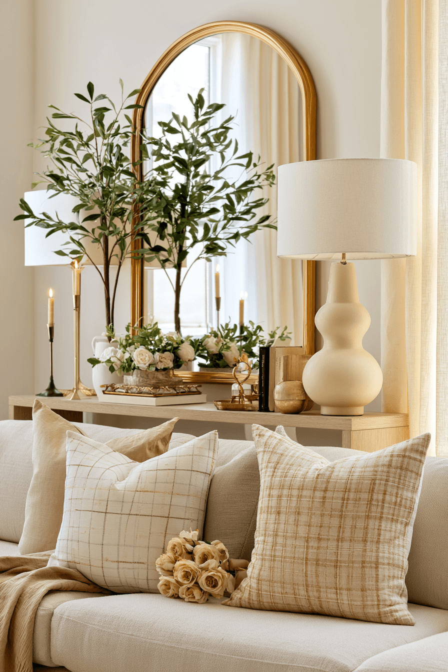 27 Cozy Console Table Decorating Behind Couch Looks