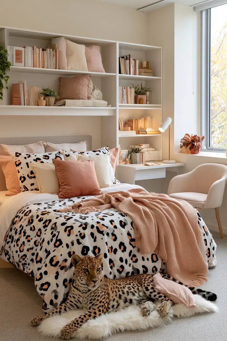27 Glam Leopard Print Bedroom Ideas For A Fierce Pretty Space
