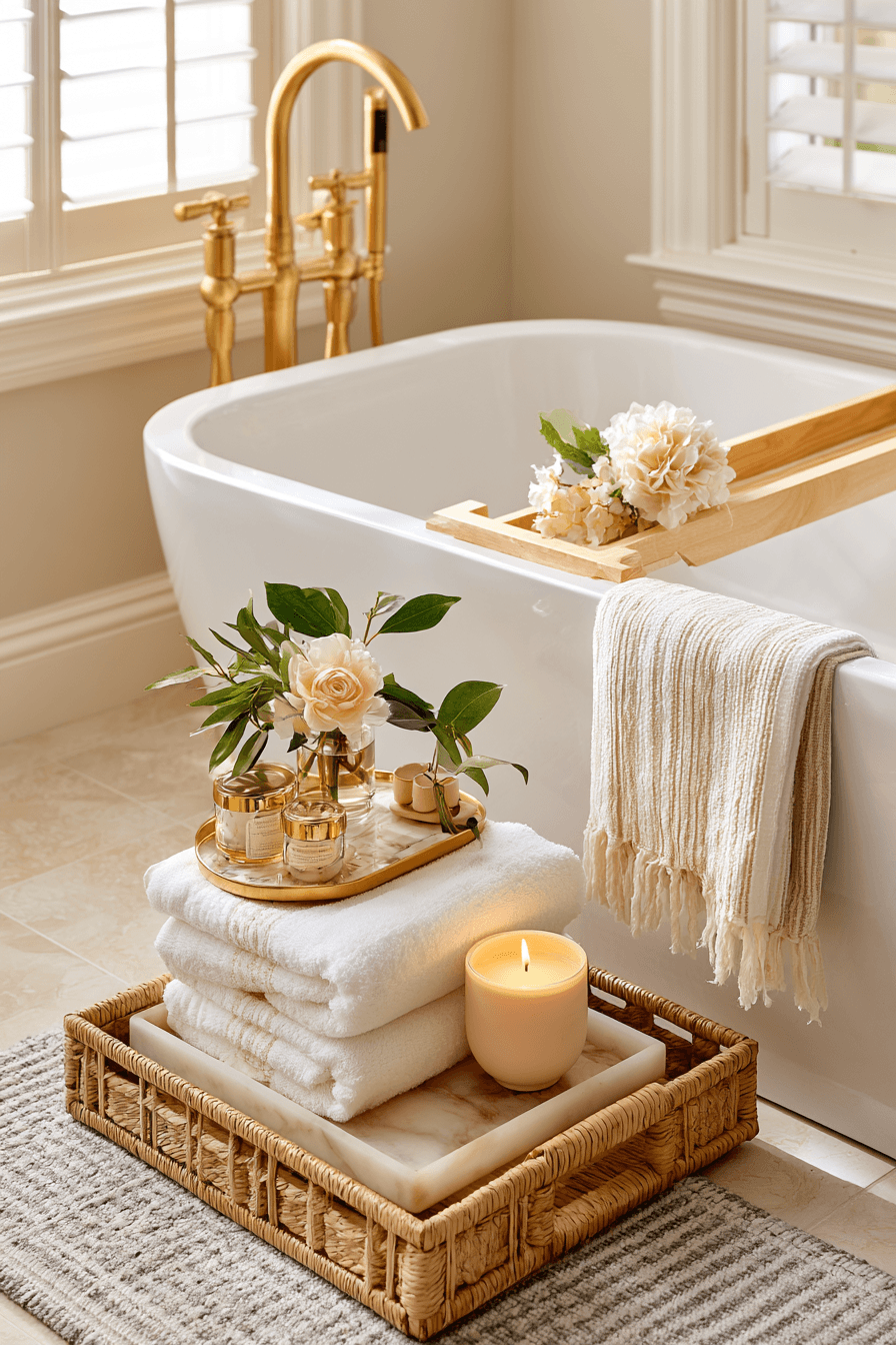 27 Stylish Bath Tub Decor Ideas for a Peaceful Home