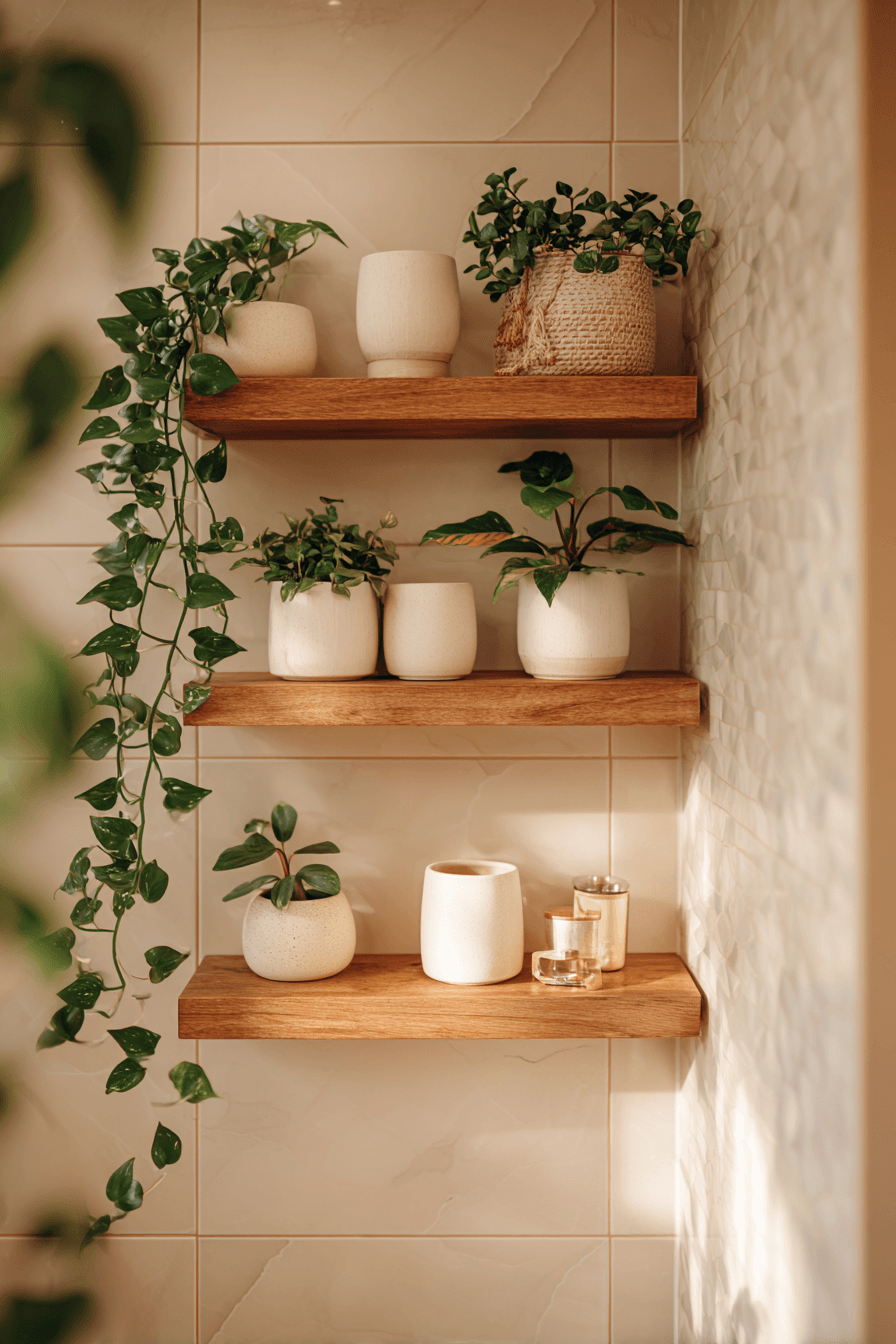 27 Cozy Bathroom Plant Decor Ideas