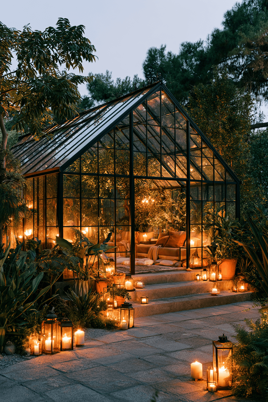 27 Gorgeous Glass House Garden Ideas for a Nature Inspired Home
