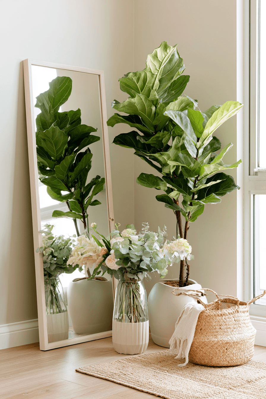 27 Gorgeous Corner Mirror Decor Ideas for a Polished Home