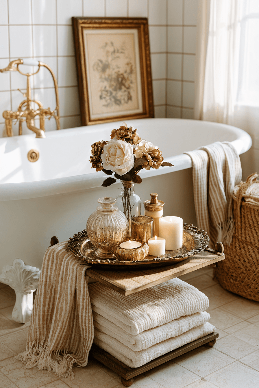 27 Stylish Bath Tub Decor Ideas for a Peaceful Home