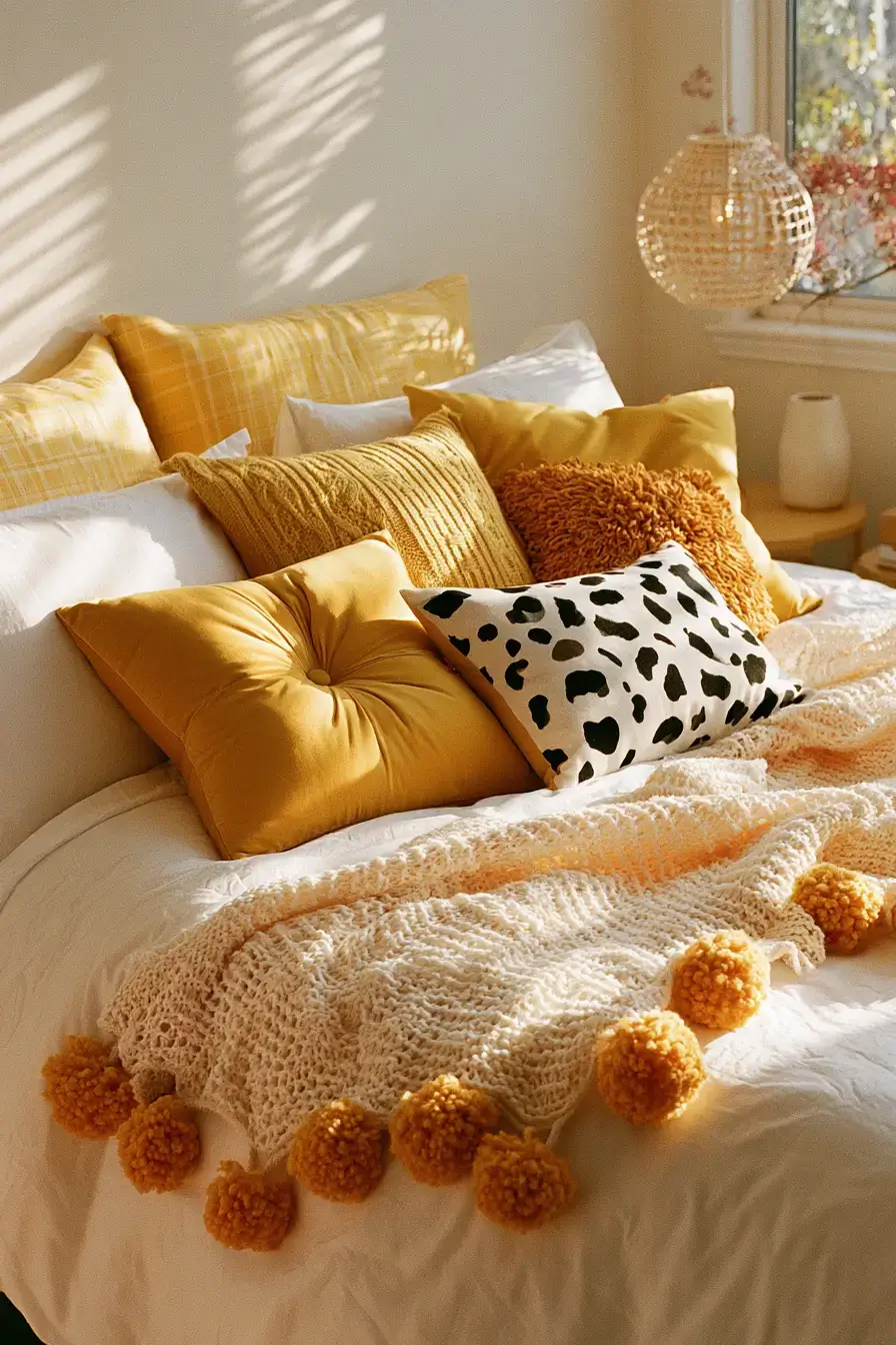 27 Sunny Yellow Dorm Room Ideas For Happy College Living