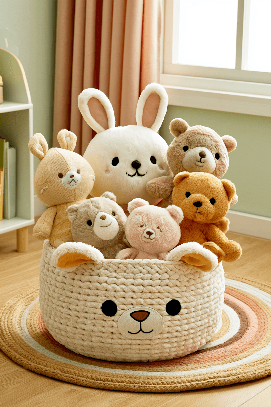 27 Beautiful Plush Toy Storage Ideas for a Cute Organized Room