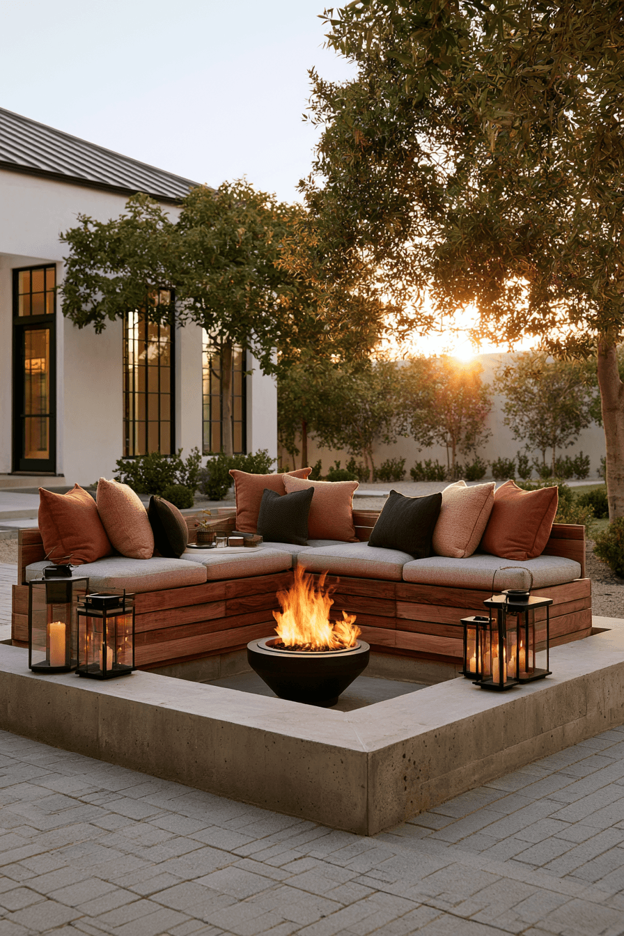 27 Stunning Sunken Fire Pit Ideas for Outdoor Living