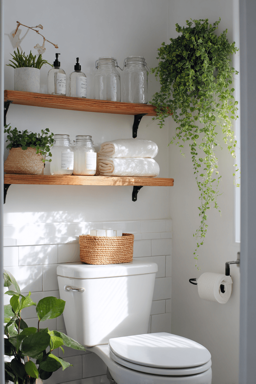 27 Cozy Bathroom Plant Decor Ideas