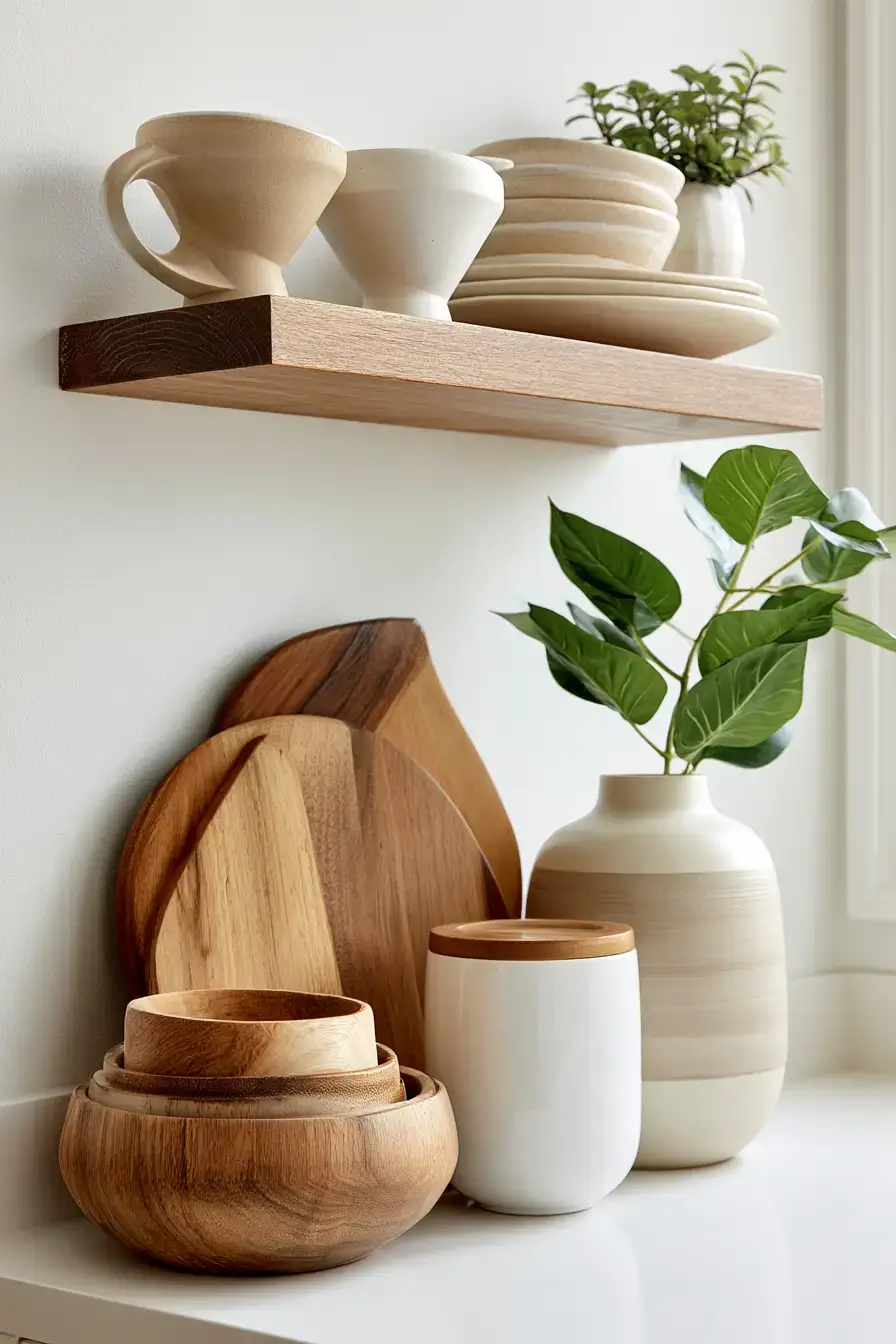 27 Cozy Kitchen Shelf Decor Ideas For A Warm Homey Look