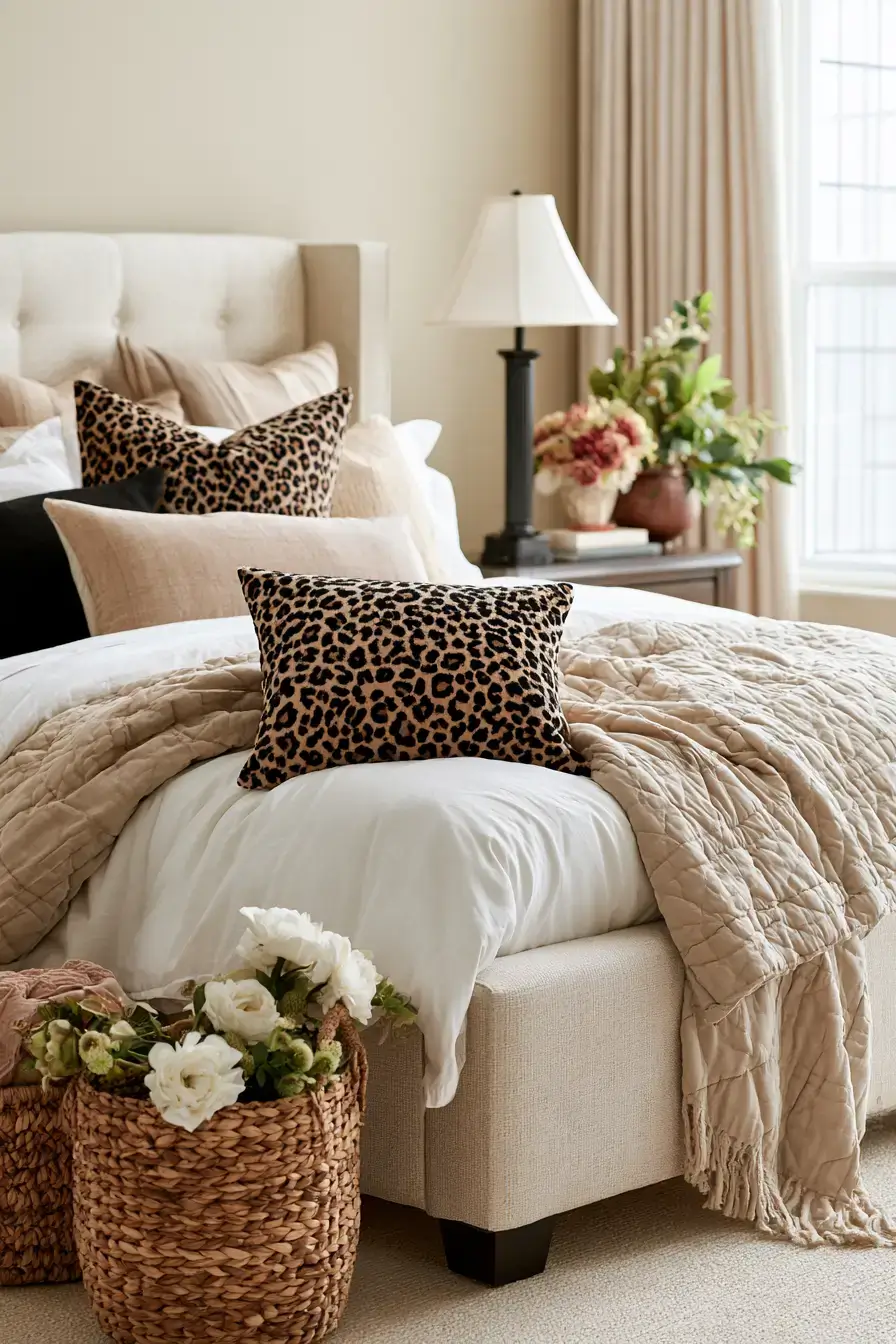 27 Glam Leopard Print Bedroom Ideas For A Fierce Pretty Space