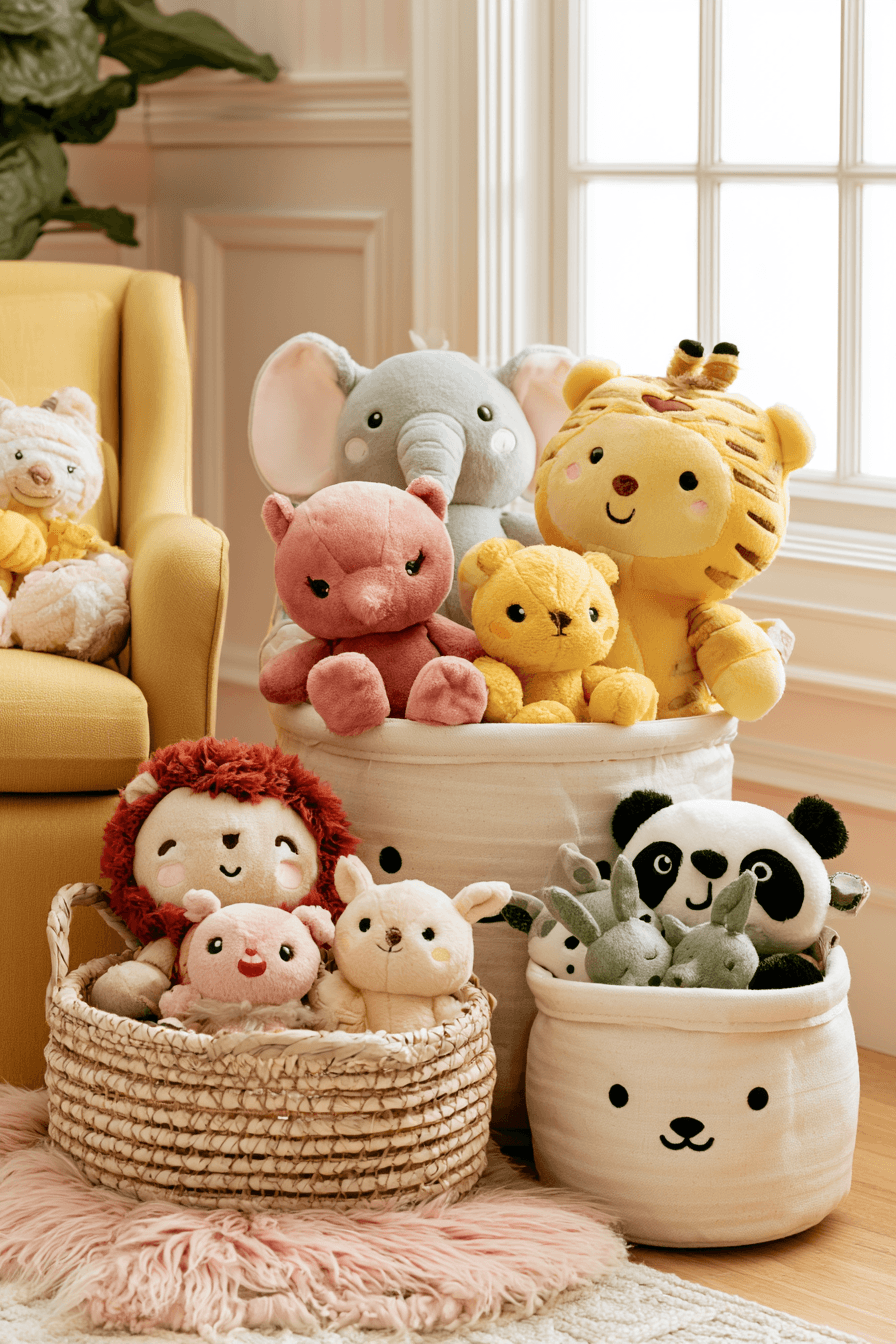 27 Beautiful Plush Toy Storage Ideas for a Cute Organized Room