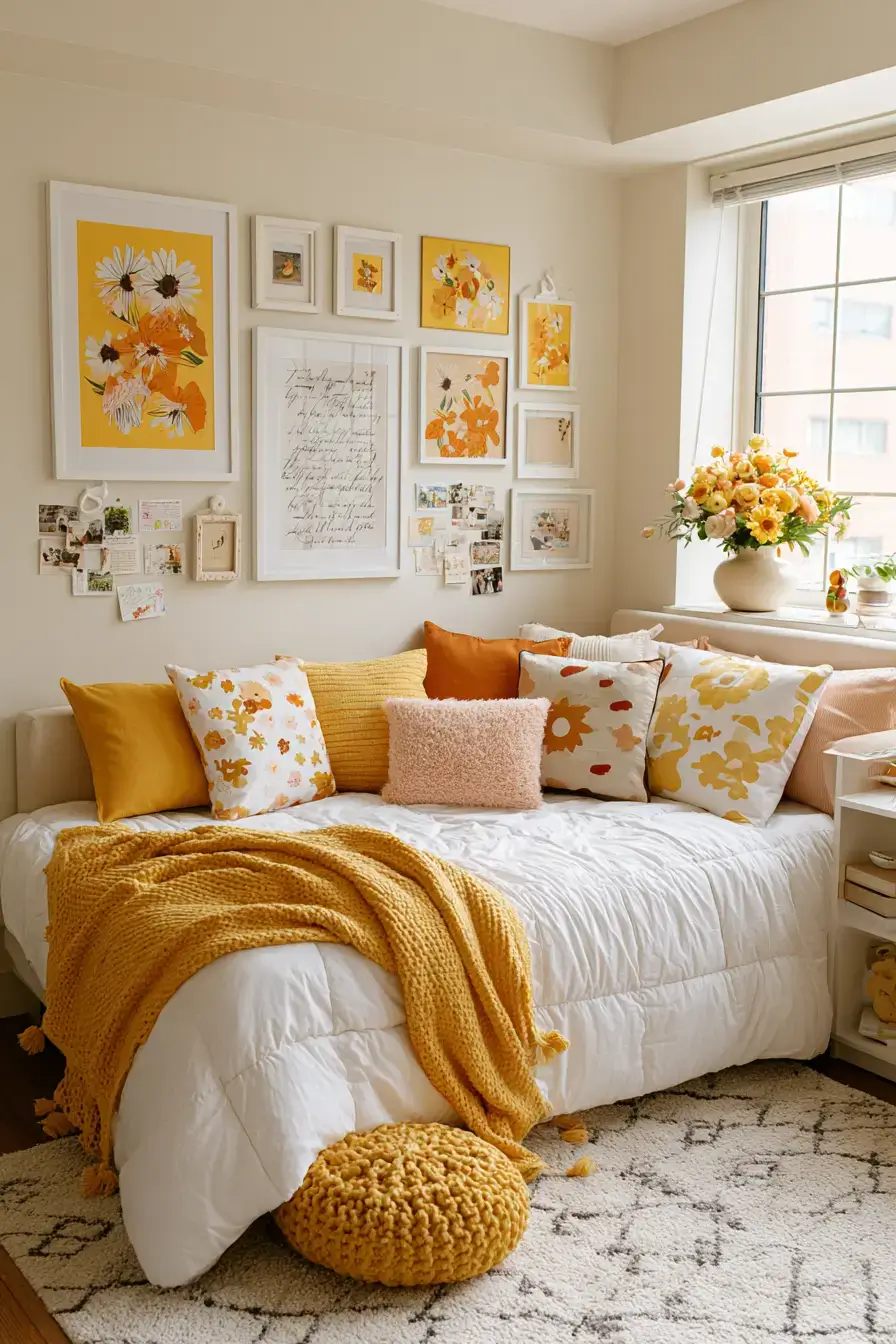 27 Sunny Yellow Dorm Room Ideas For Happy College Living