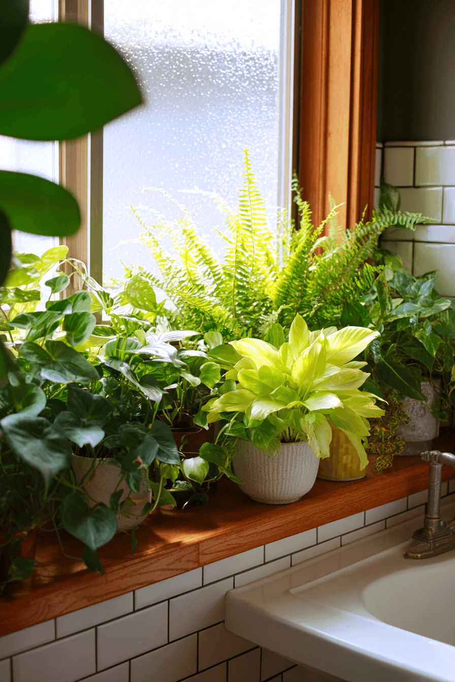 27 Cozy Bathroom Plant Decor Ideas