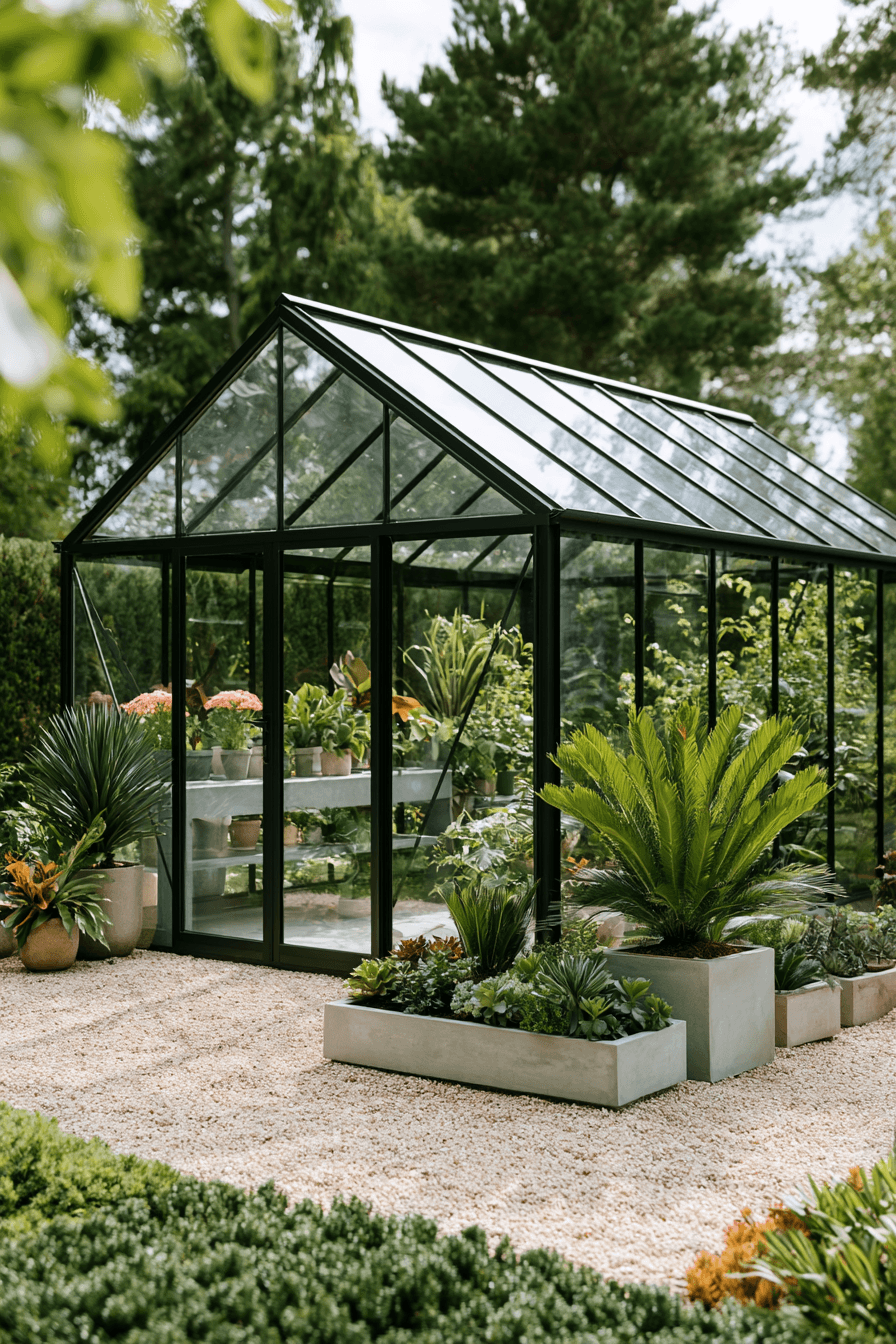 27 Gorgeous Glass House Garden Ideas for a Nature Inspired Home