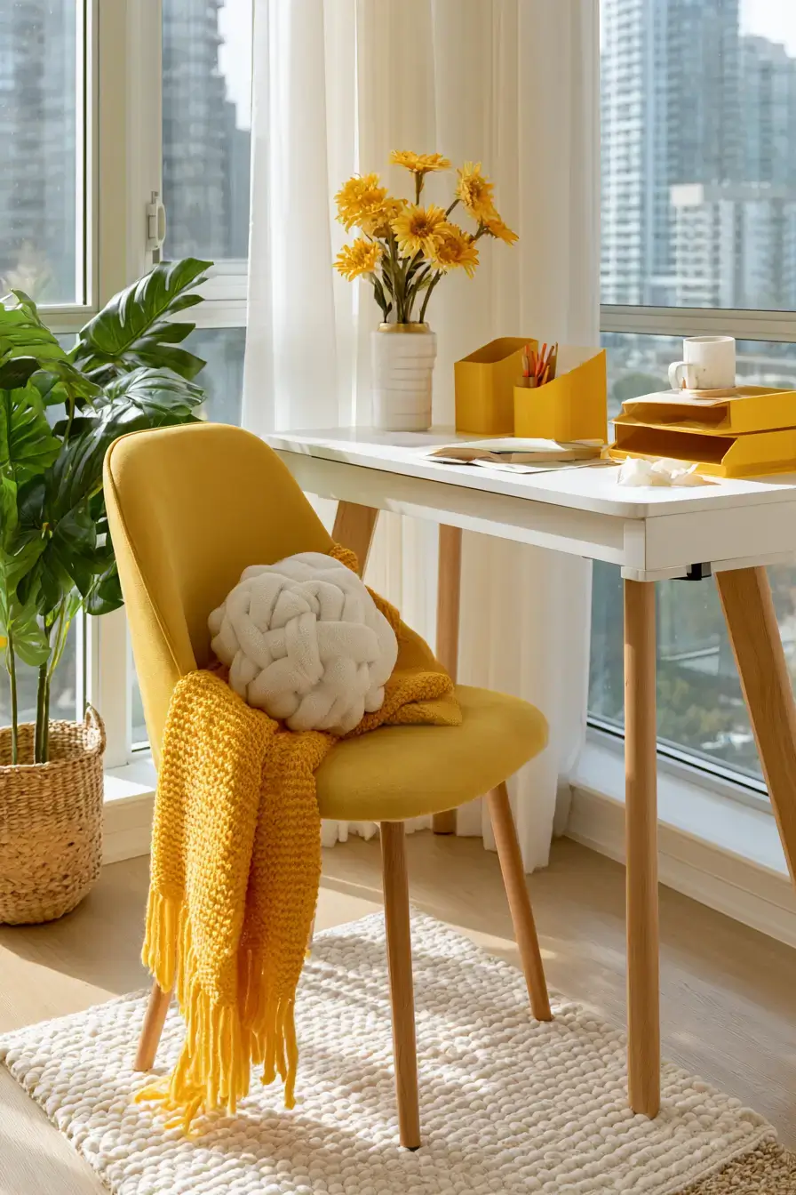 27 Sunny Yellow Dorm Room Ideas For Happy College Living