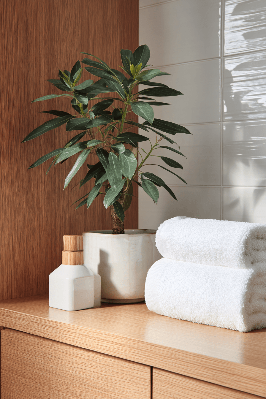 27 Cozy Bathroom Plant Decor Ideas