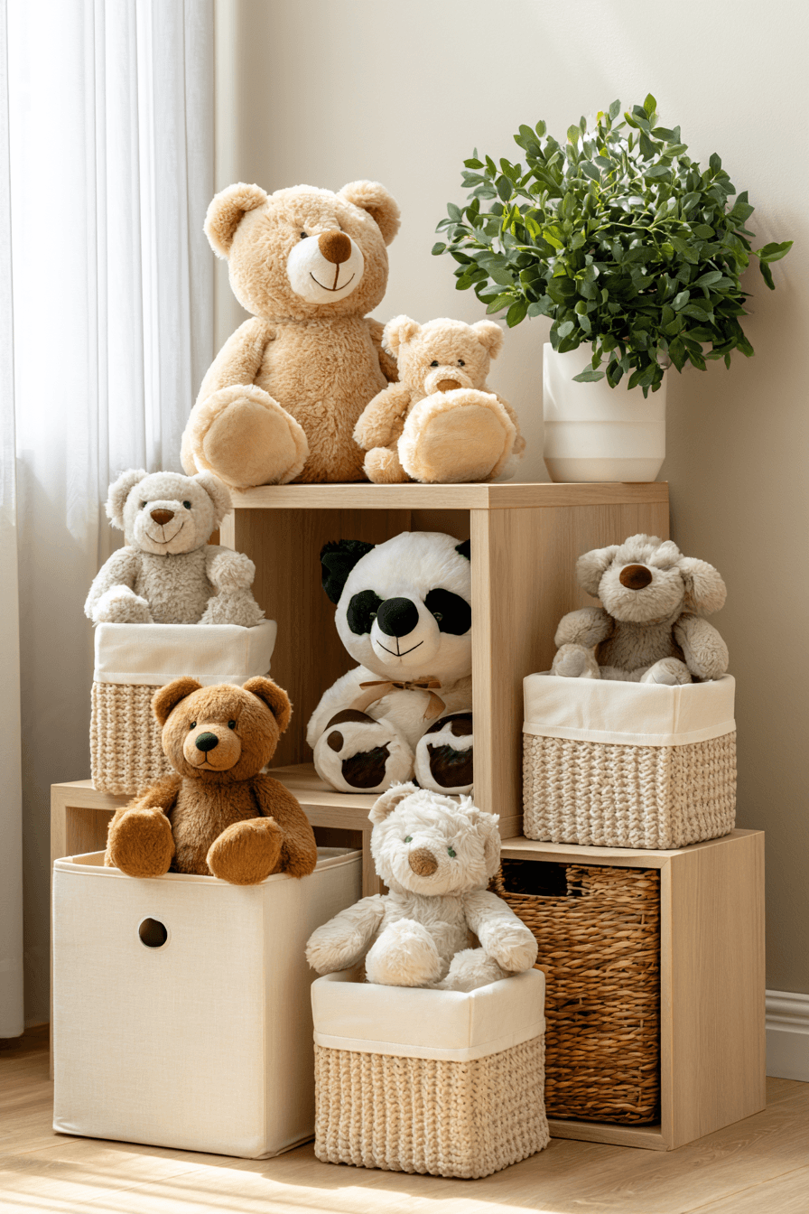 27 Beautiful Plush Toy Storage Ideas for a Cute Organized Room