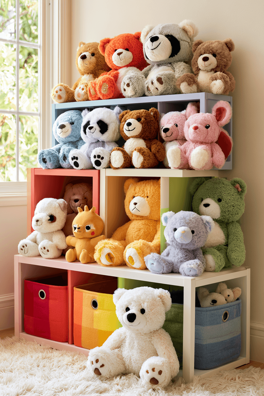 27 Beautiful Plush Toy Storage Ideas for a Cute Organized Room