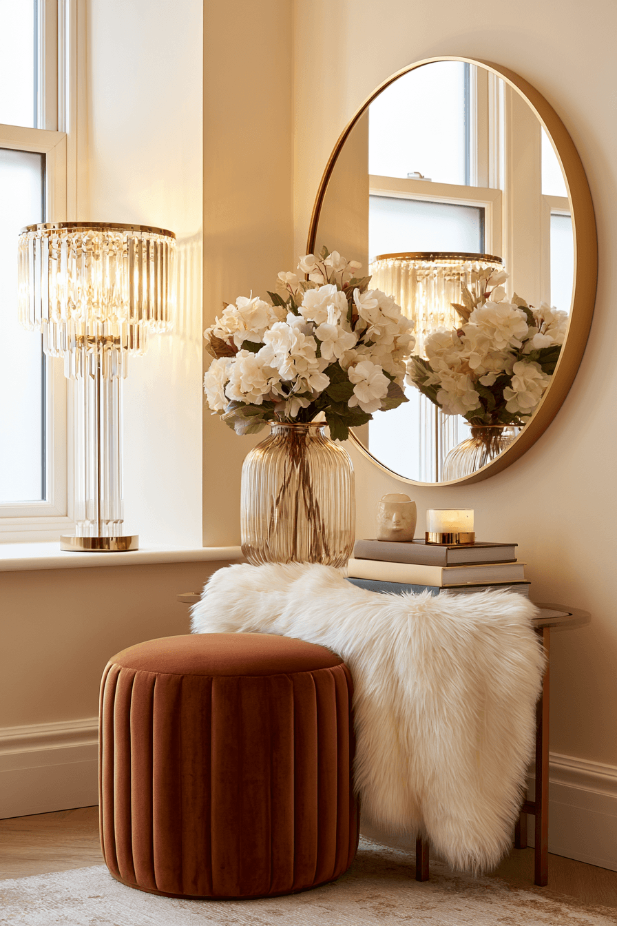 27 Gorgeous Corner Mirror Decor Ideas for a Polished Home