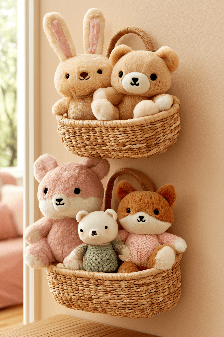 27 Beautiful Plush Toy Storage Ideas for a Cute Organized Room