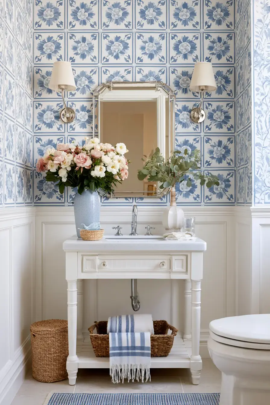 27 Stylish Small Powder Room Ideas For A Beautiful Guest Bath