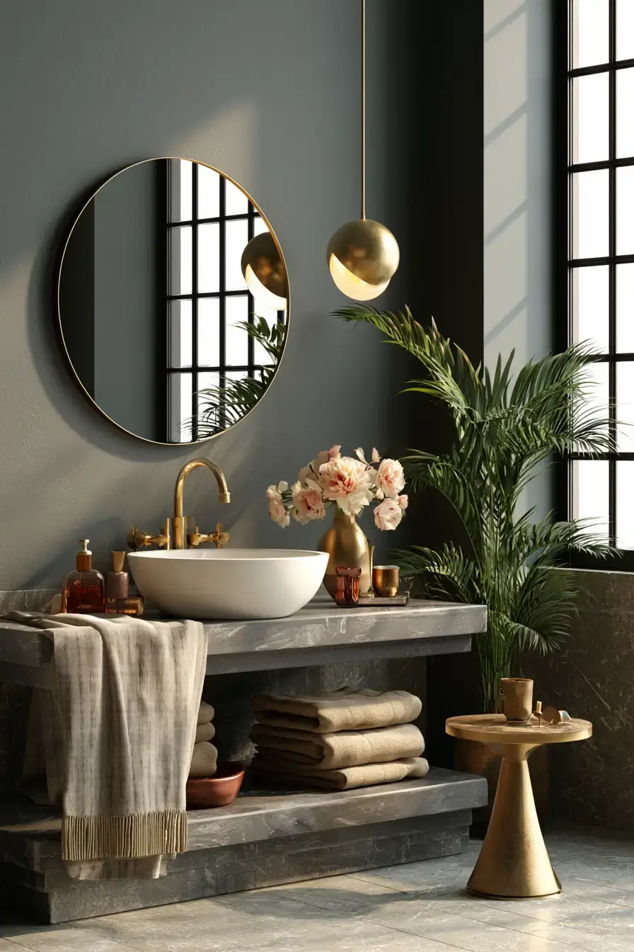 27 Luxe Moody Bathroom Ideas For A Polished Spa Inspired Space