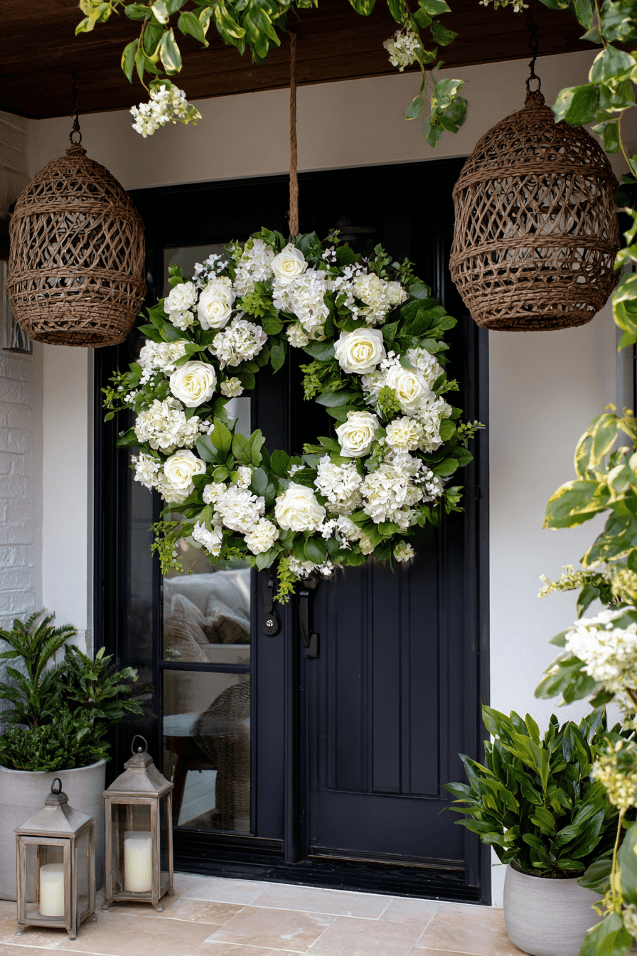 27 Colorful Summer Wreaths For Front Door