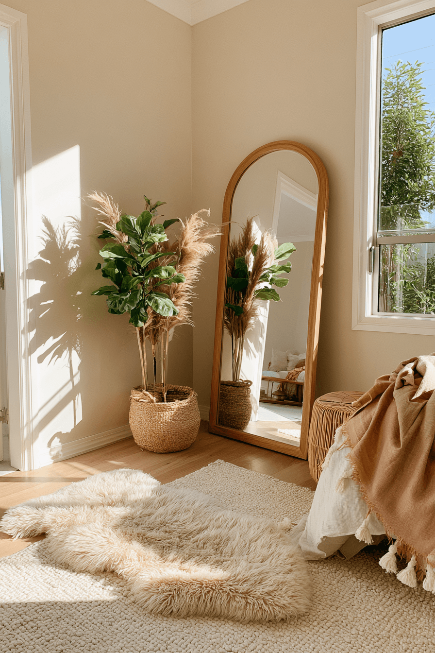 27 Gorgeous Corner Mirror Decor Ideas for a Polished Home
