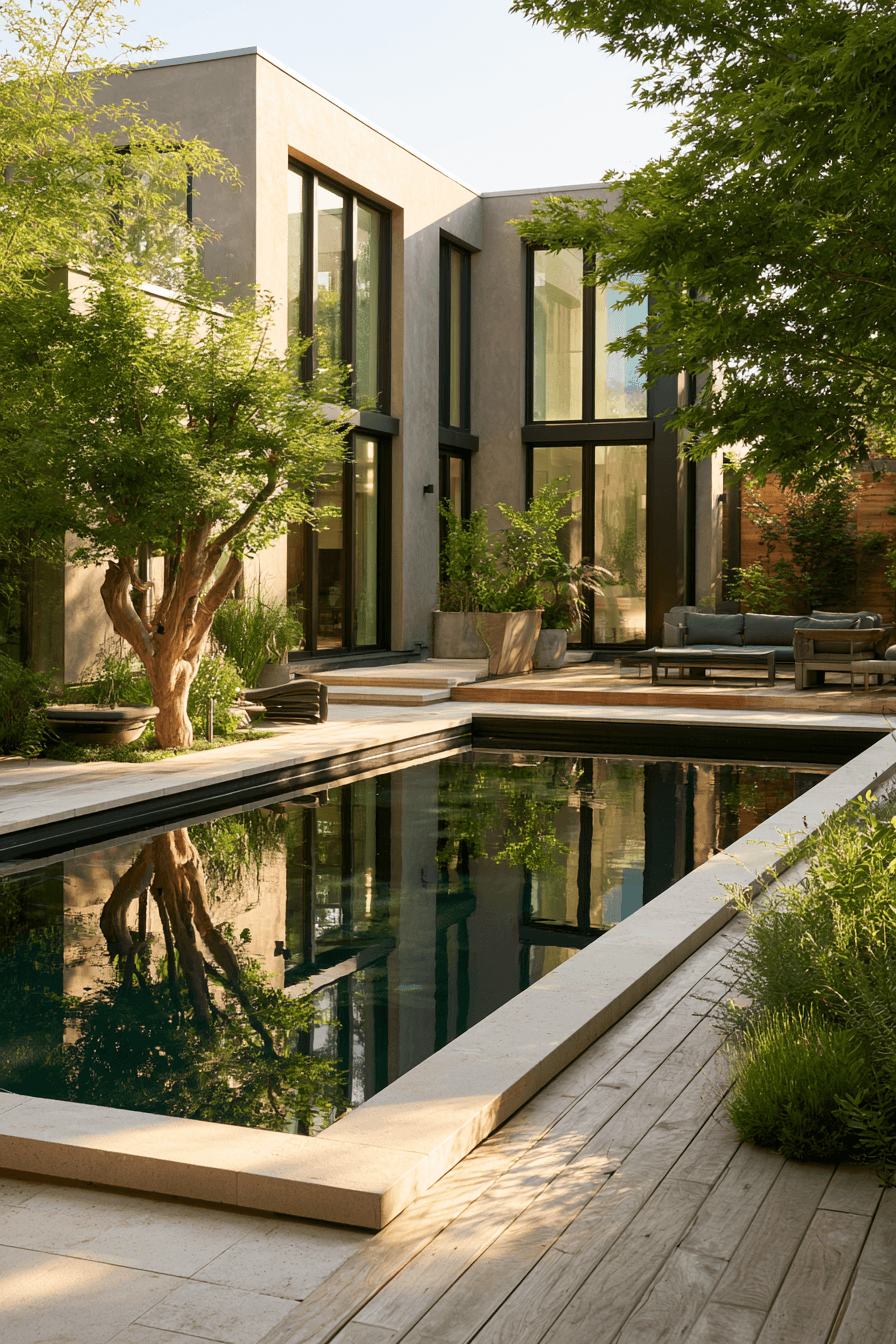 27 Cozy Natural Swimming Pool Designs for a Relaxing Garden Escape