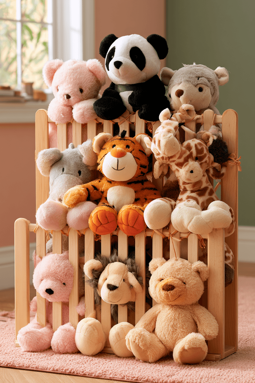 27 Beautiful Plush Toy Storage Ideas for a Cute Organized Room