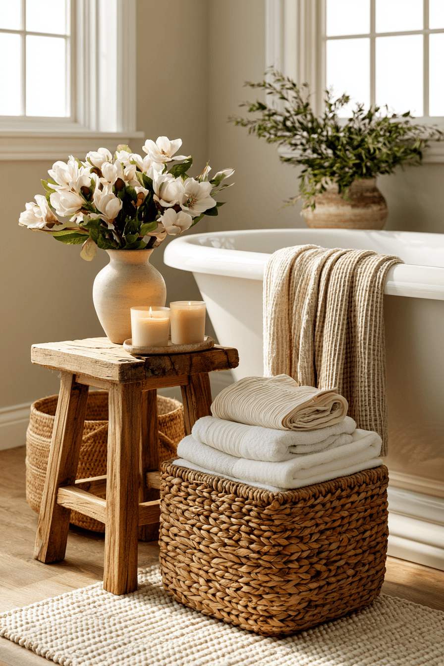 27 Stylish Bath Tub Decor Ideas for a Peaceful Home