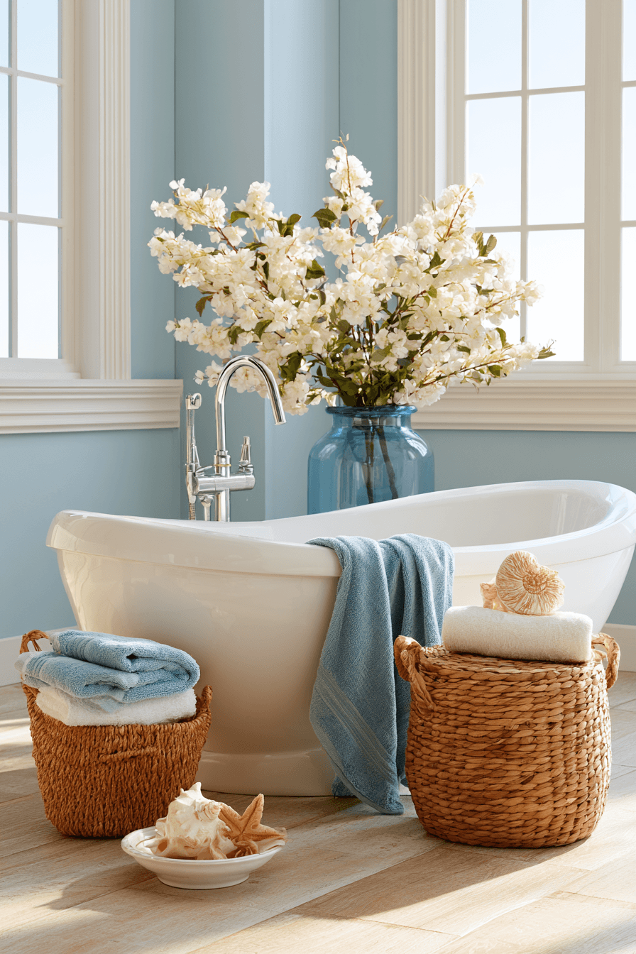 27 Stylish Bath Tub Decor Ideas for a Peaceful Home