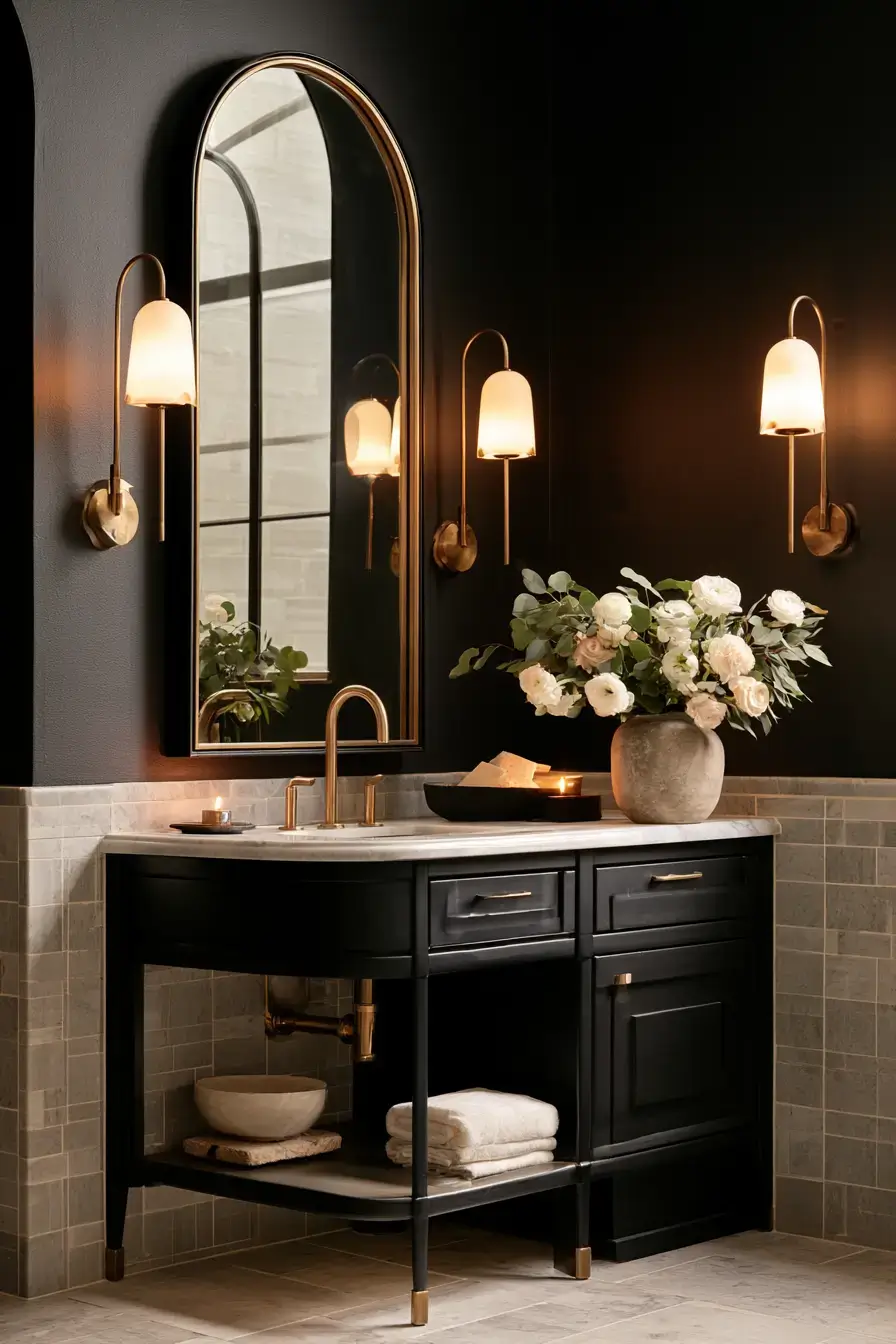 27 Luxe Moody Bathroom Ideas For A Polished Spa Inspired Space