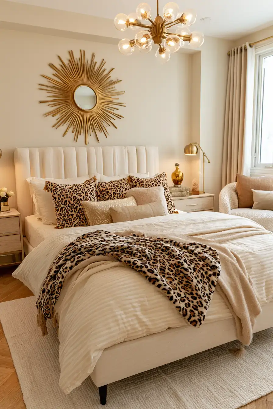 27 Glam Leopard Print Bedroom Ideas For A Fierce Pretty Space