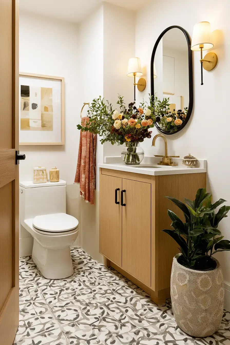 27 Stylish Small Powder Room Ideas For A Beautiful Guest Bath
