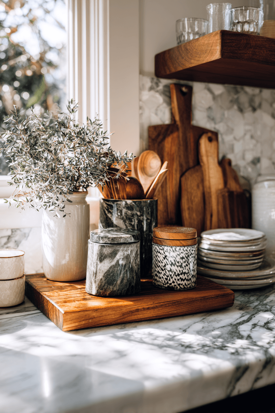 27 Warm Evergreen Fog Kitchen Cabinets