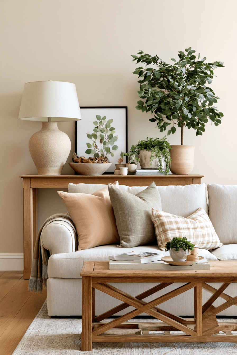 27 Cozy Console Table Decorating Behind Couch Looks