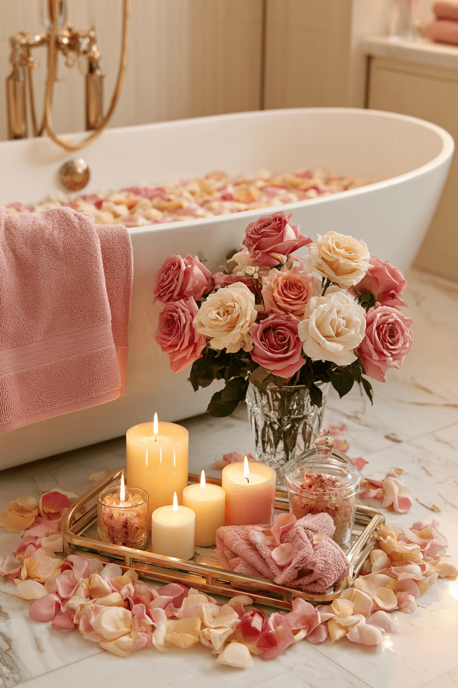 27 Stylish Bath Tub Decor Ideas for a Peaceful Home
