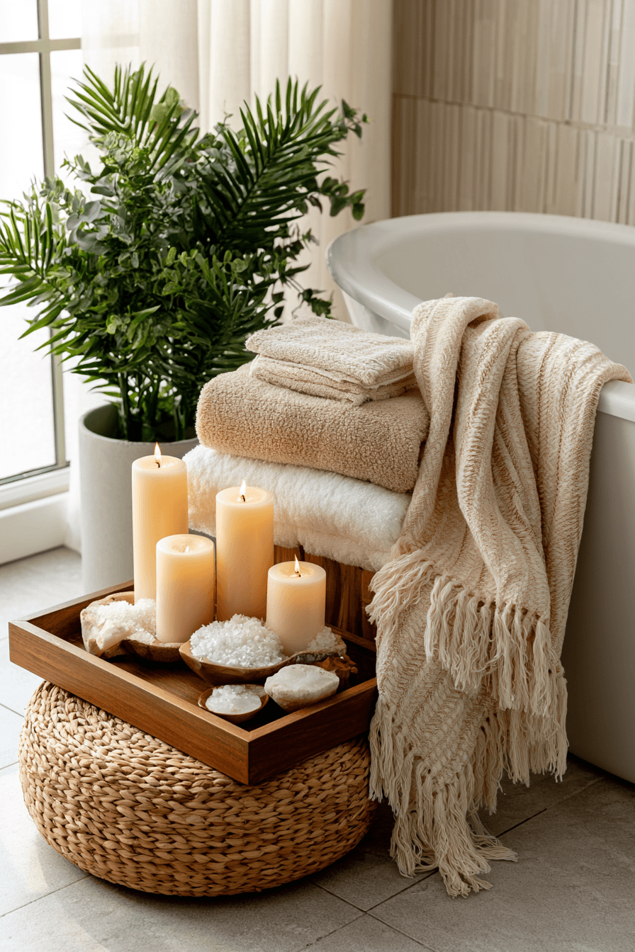 27 Stylish Bath Tub Decor Ideas for a Peaceful Home