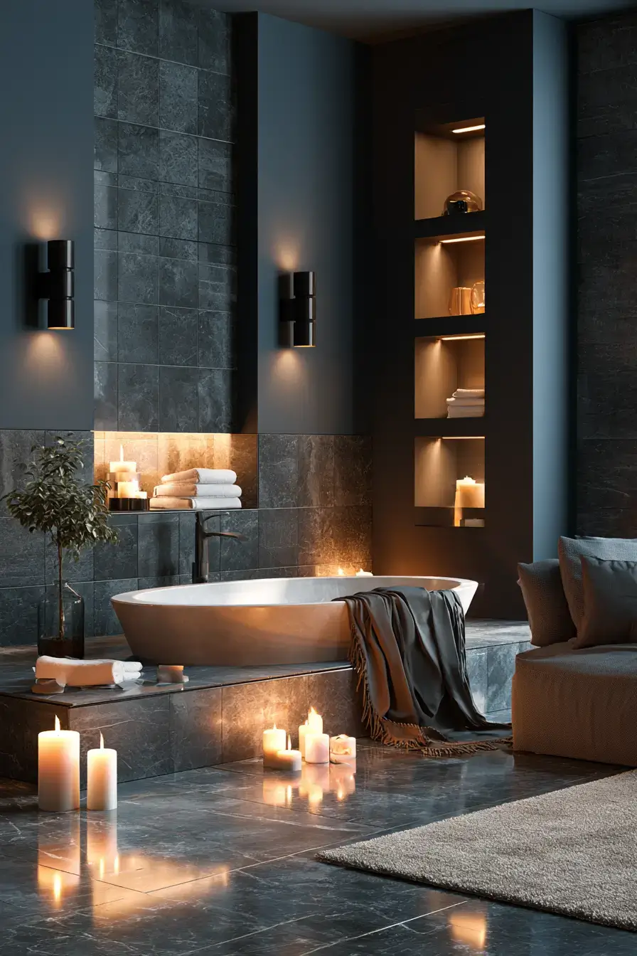 27 Luxe Moody Bathroom Ideas For A Polished Spa Inspired Space