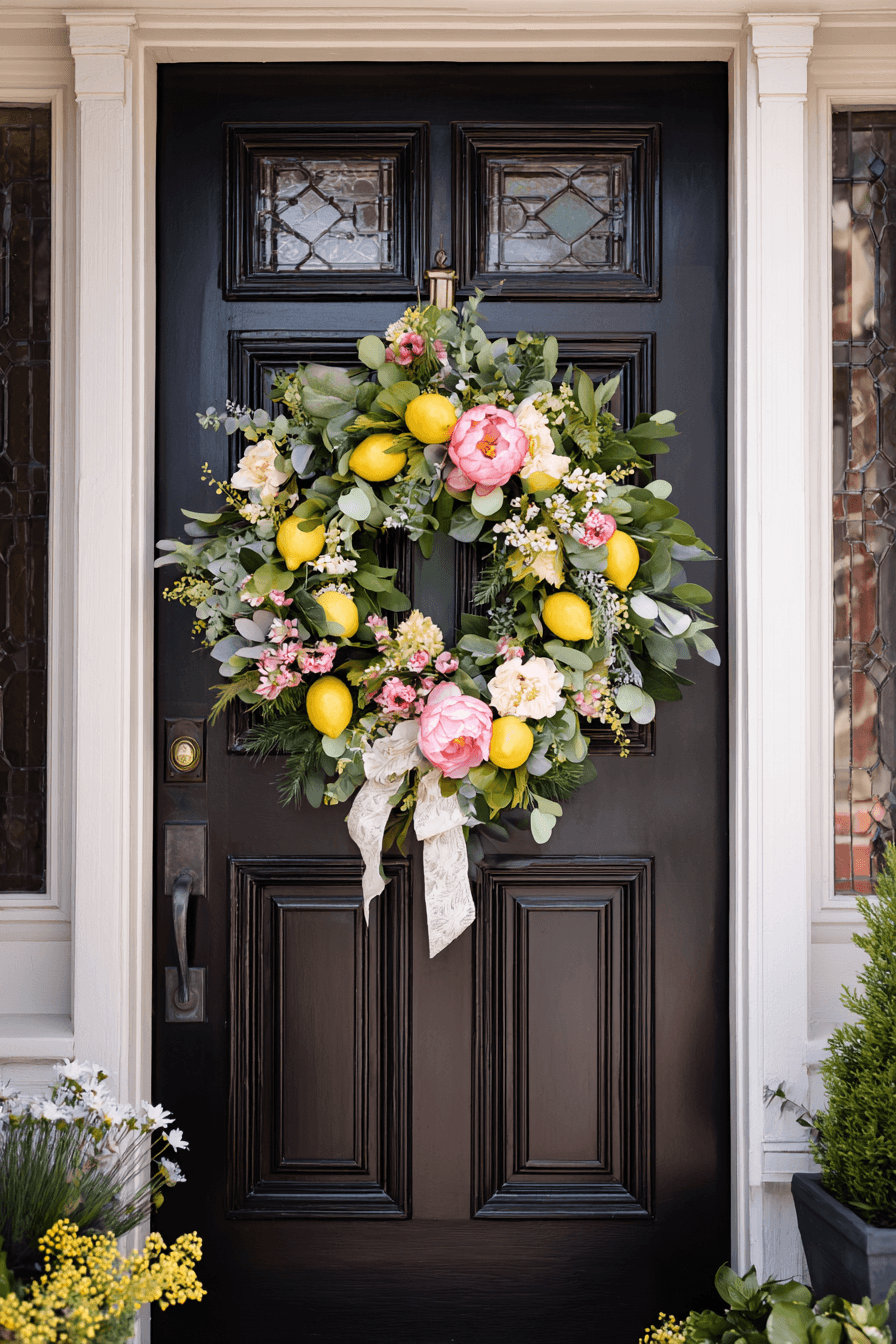 27 Colorful Summer Wreaths For Front Door