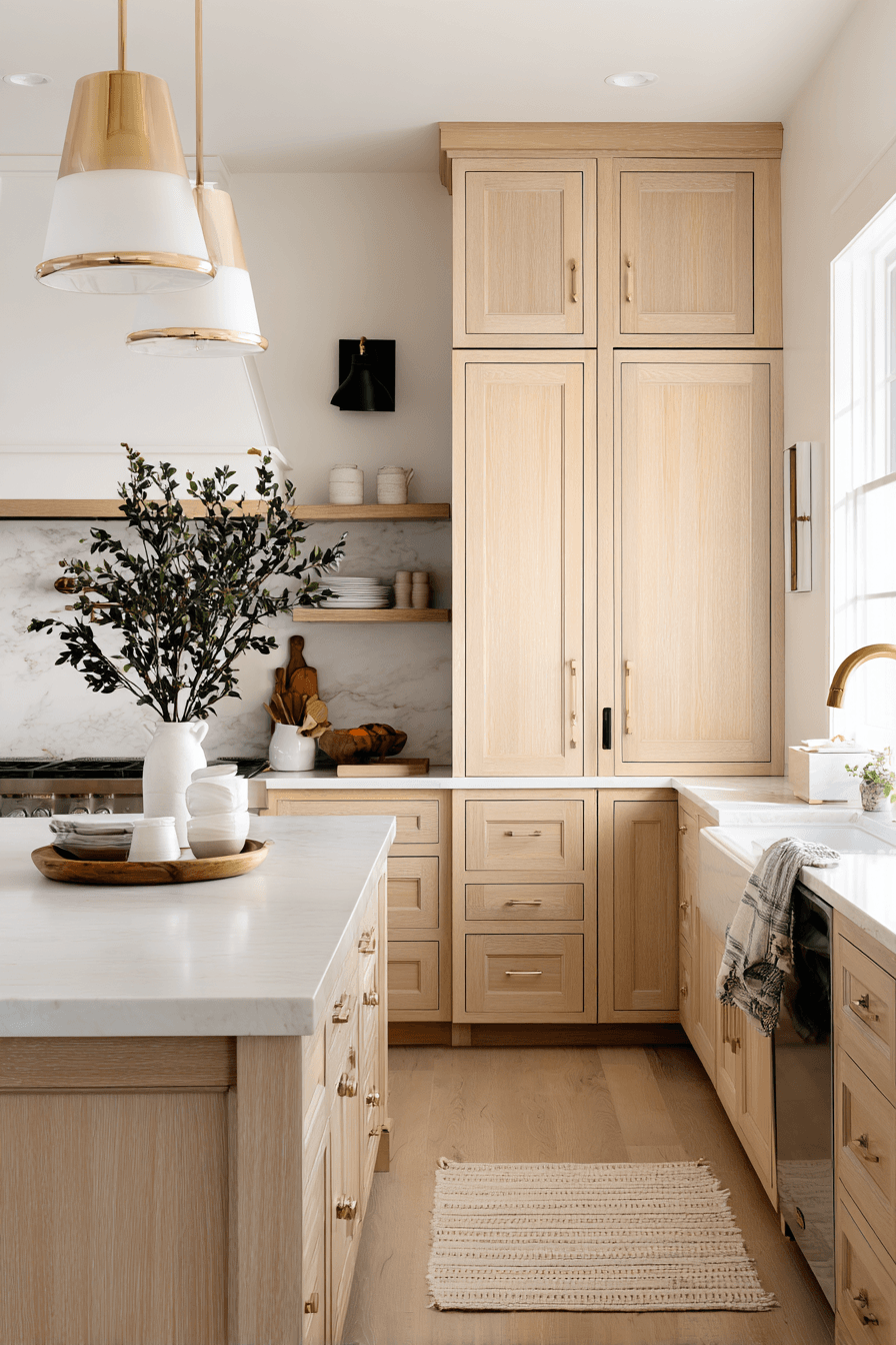 27 Warm Evergreen Fog Kitchen Cabinets