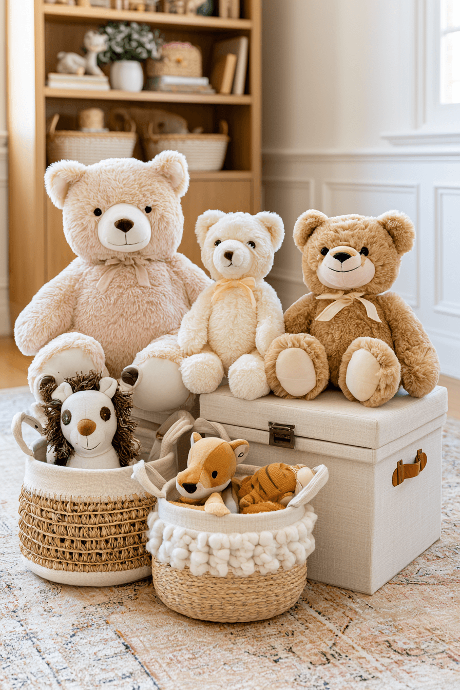 27 Beautiful Plush Toy Storage Ideas for a Cute Organized Room