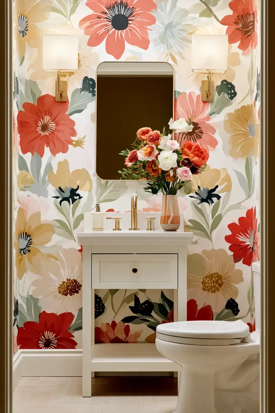 27 Stylish Small Powder Room Ideas For A Beautiful Guest Bath