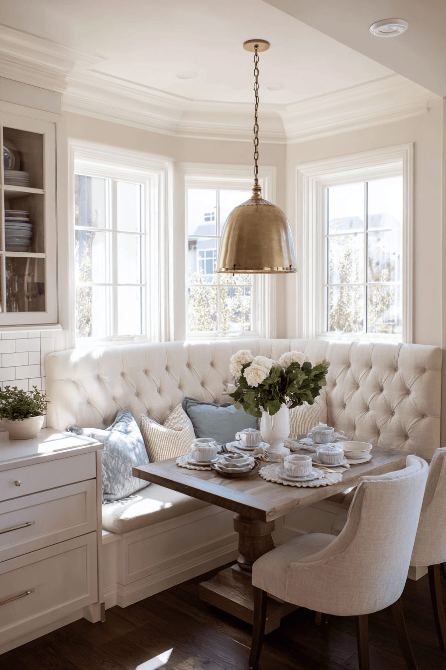 27 Small Corner Breakfast Nook Ideas