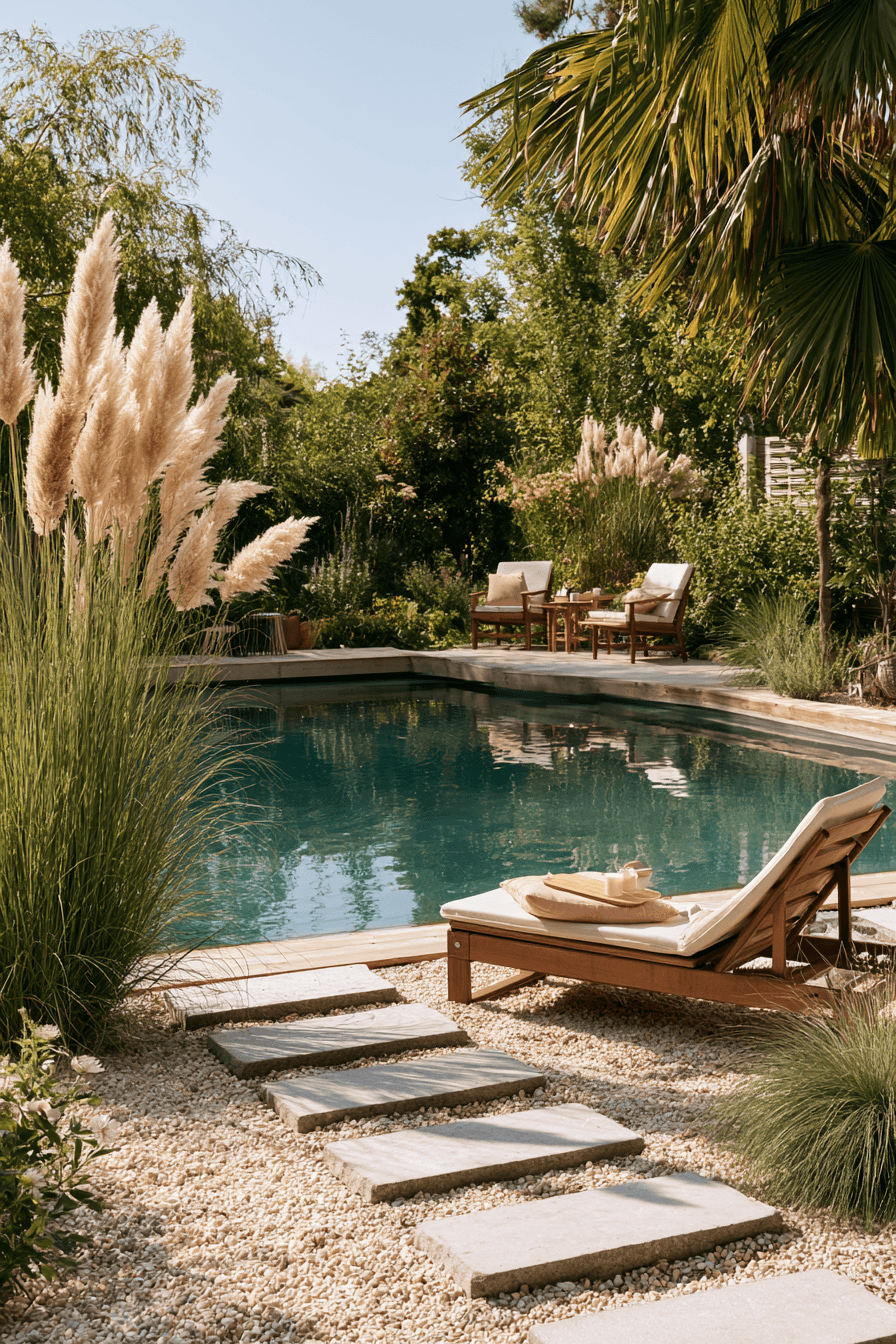 27 Cozy Natural Swimming Pool Designs for a Relaxing Garden Escape