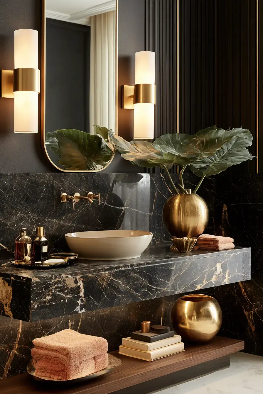 27 Luxe Moody Bathroom Ideas For A Polished Spa Inspired Space
